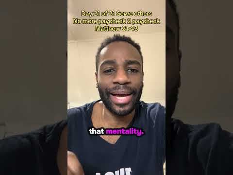 How are you serving others? #fruitsofthespirit #serveothers #successmotivation #savingmoney